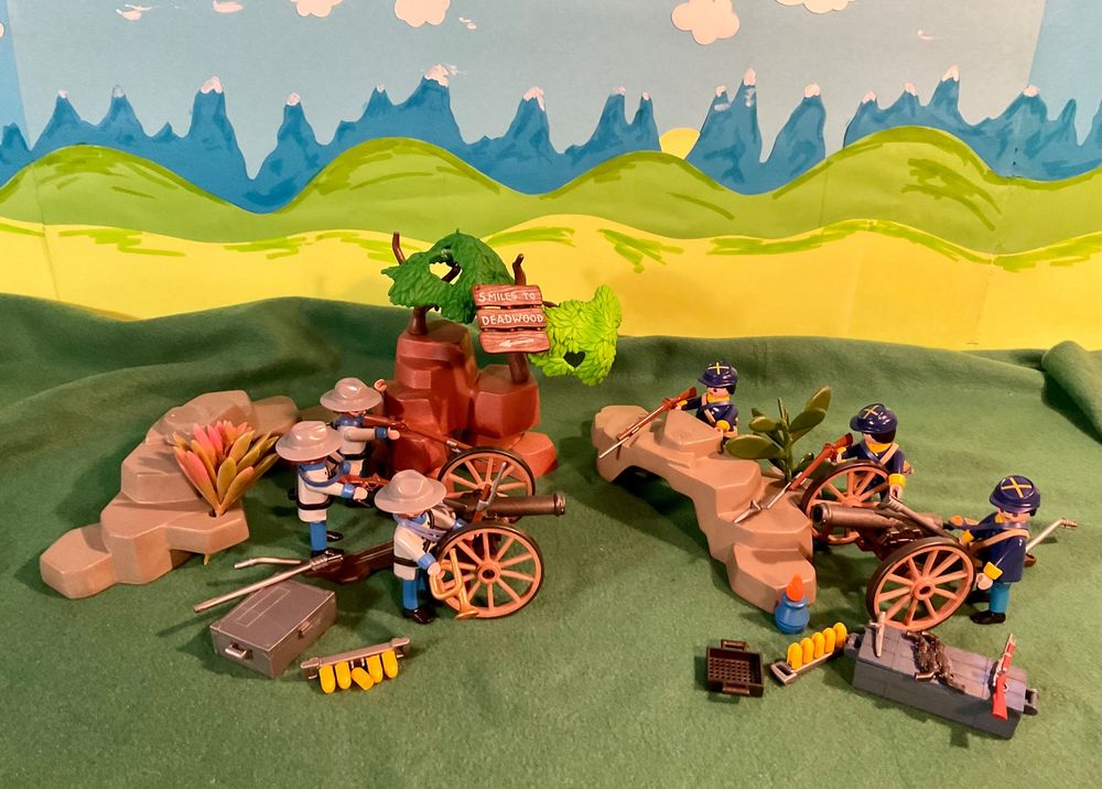 Sud Generale Butternut Playmobil Vs Nordisti Acw Csa Cavallo Personalizzato Raro