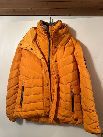 Steppjacke Tom Tailor orange Grösse L , neuwertig