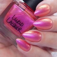 Lurid Lacquer Indie Rosa Shimmer Nagellack