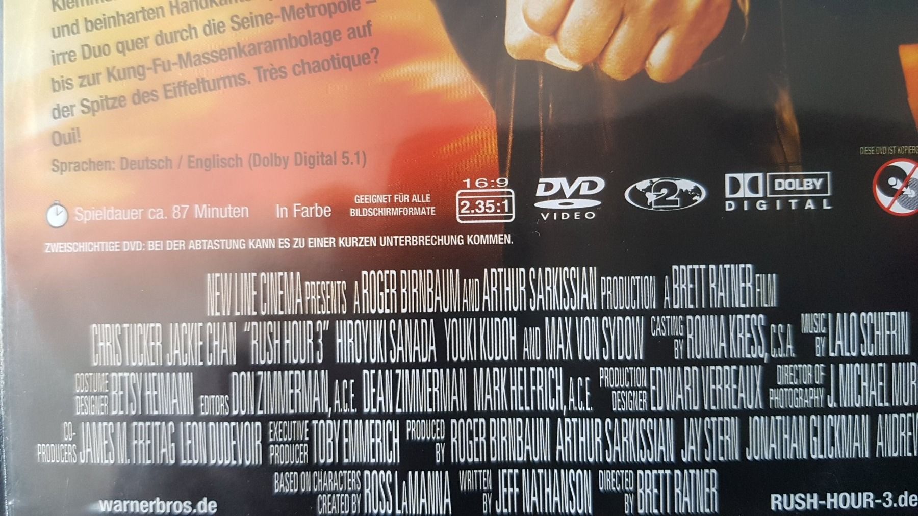Tutti i DVDs: DVD Rush Hour 3 / Jackie Chan – Usato da Oetwil am See venduto da fineli2 1