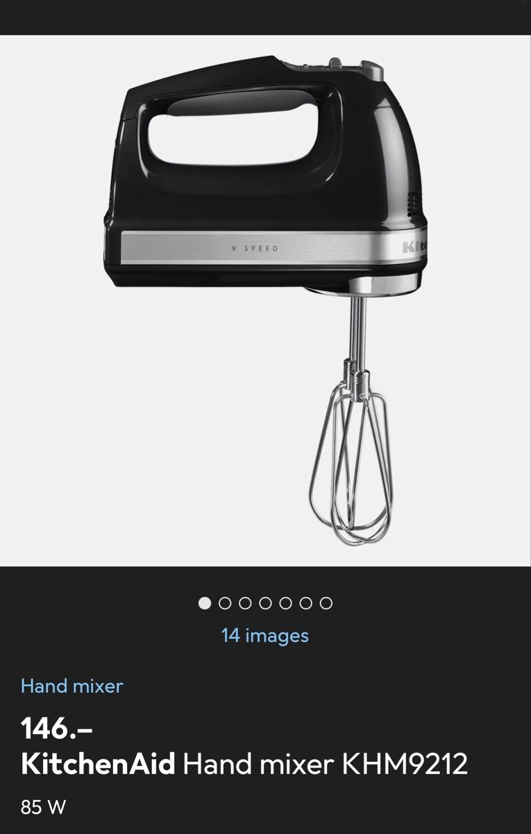 Kitchenaid Elettrodomestici da cucina: KitchenAid Hand mixer KHM9212 – Usato da Aarburg venduto da roc_9n2c 1