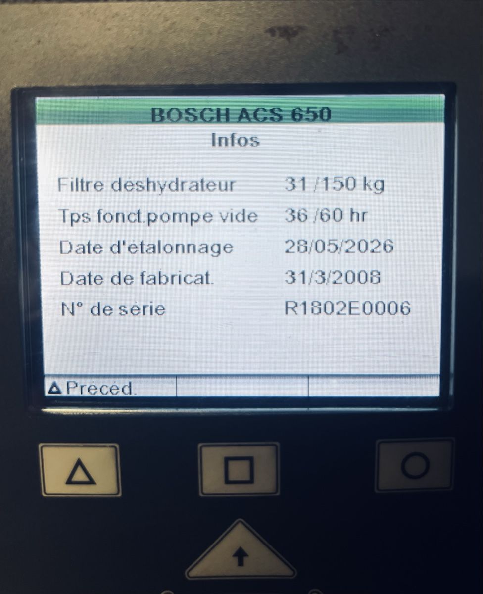 Bosch Alle Werkzeuge: Bosch ACS 650 Climatisation 2009-05 occasion – Defekt aus Sion von har_2rs5 6