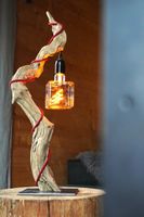 Schwemmholzlampe Stehlampe handgemacht aus Treibholz, Unikat