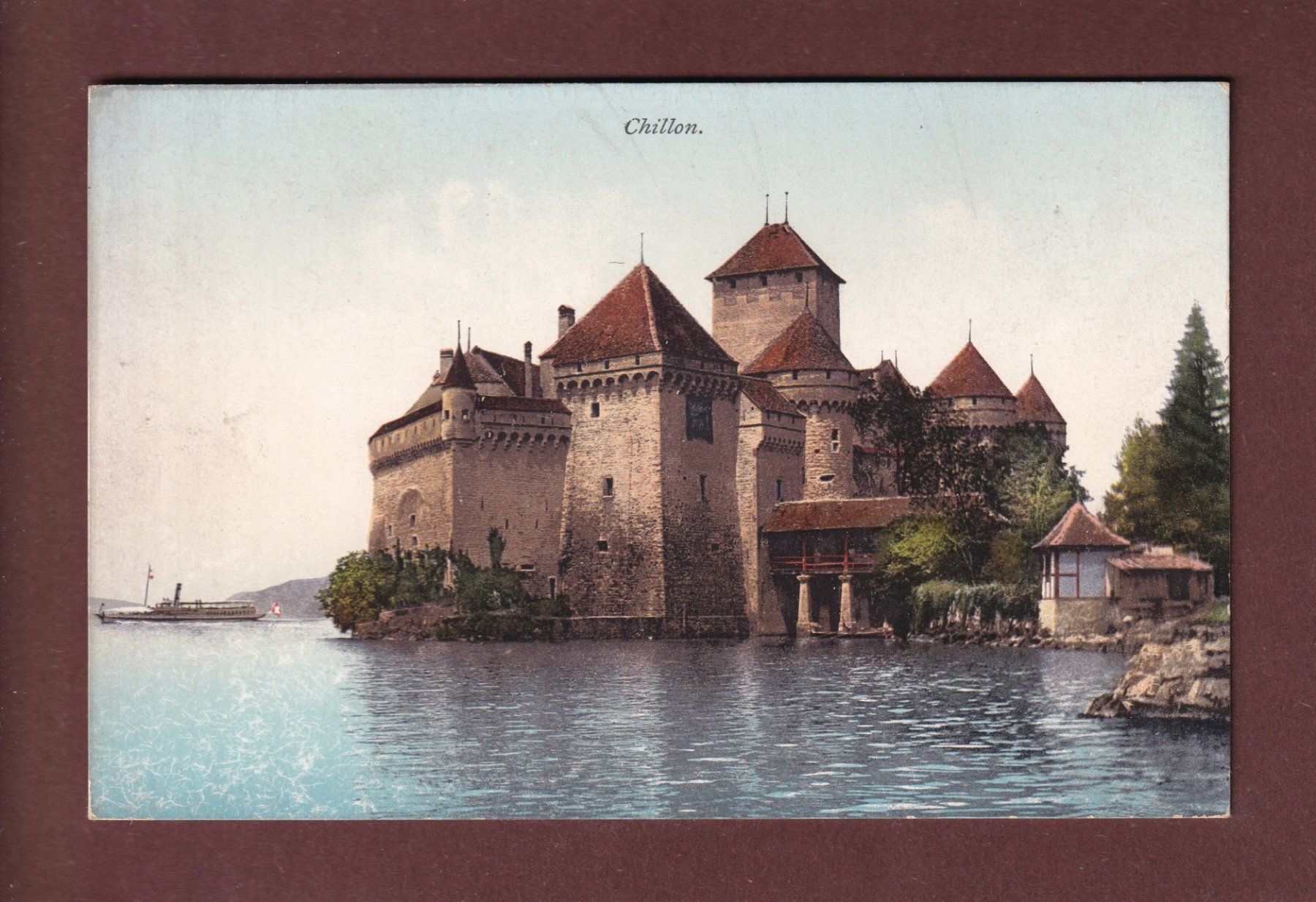 Ansichtskarten: Château de CHILLON – Gebraucht aus Pully von nicecards-shop