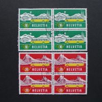 1953 Nr. 314 + 315 im 4er Block FLAWIL