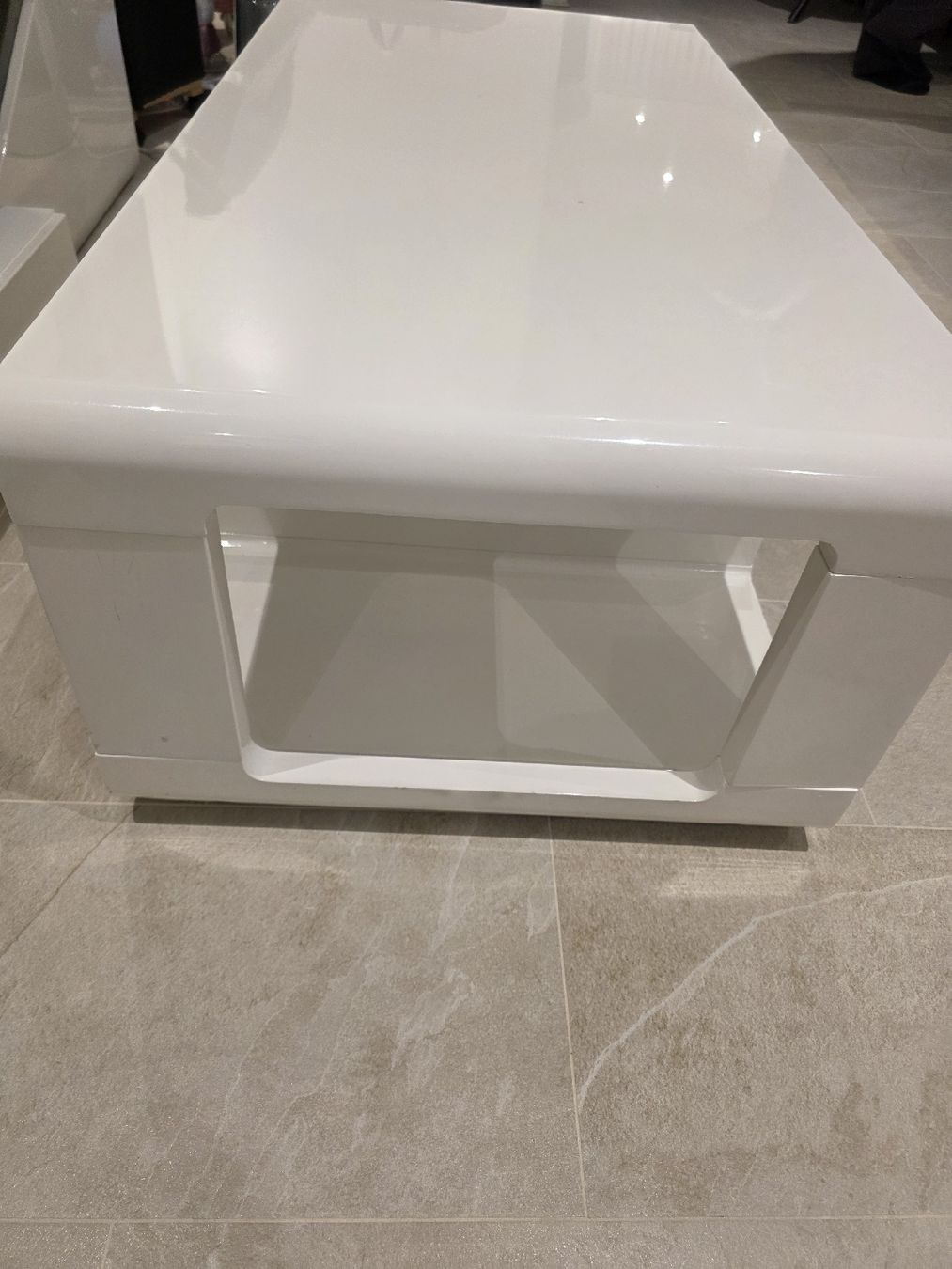 Conforama Tische: Weisser Design Couchtisch mit Schublade – Gebraucht aus Toffen von ver_x68f 3