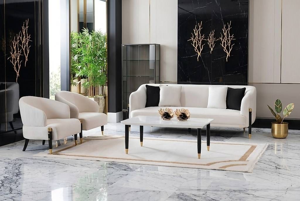Divani: Sofagarnitur 3+1+1 Sitzer Set Design Sofa Neu Polster Couc – Usato da Zug venduto da jvmoebel-schweiz 3