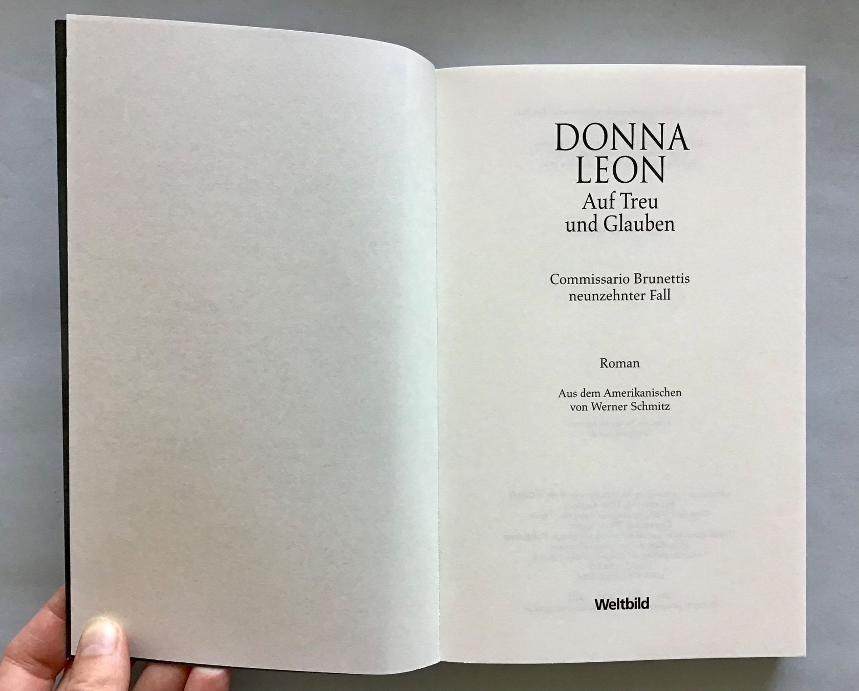 Bücher: Donna Leon, Fall 19: Auf Treu und Glauben – Neu (gemäss Beschreibung) aus Bubendorf von Alpenheidi 3