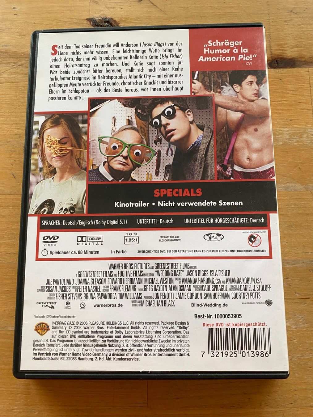 Tutti i DVDs: DVD "Blind Wedding" – Usato da Bern venduto da jbern3012 1