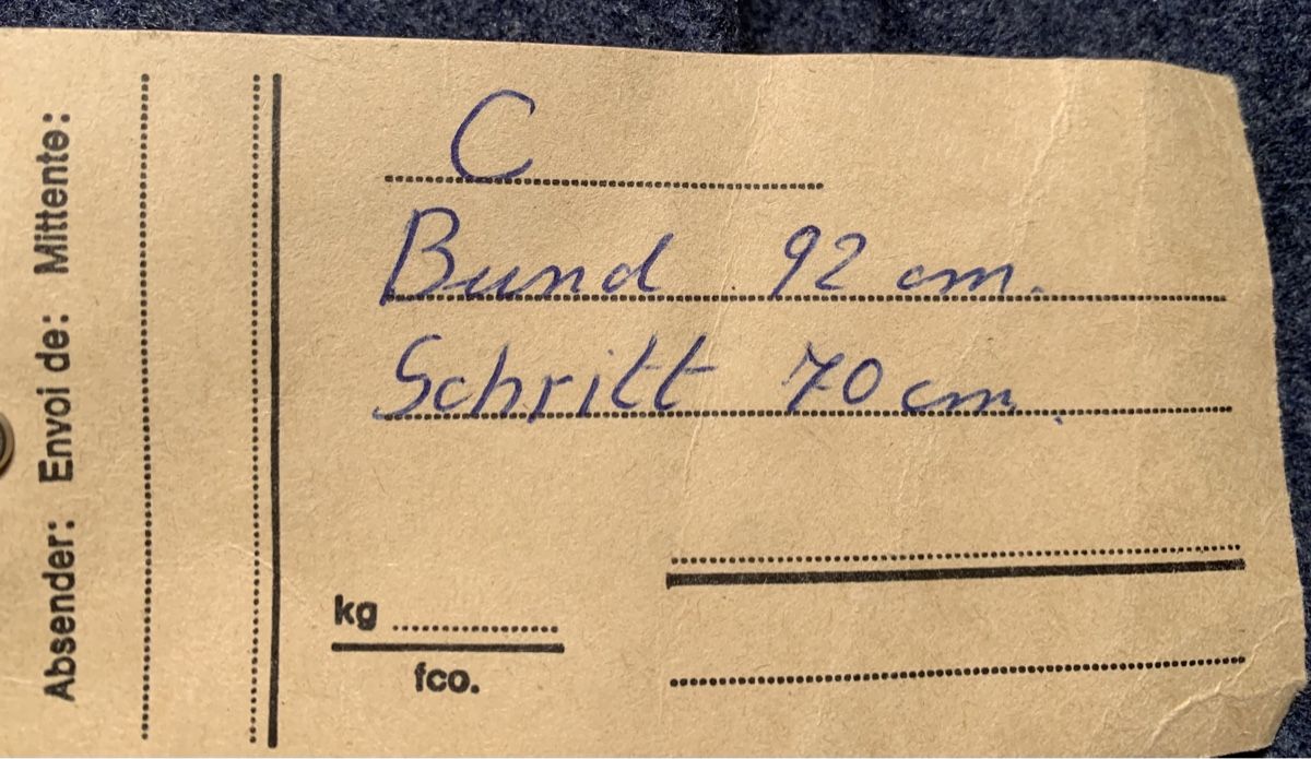 Schweizer Armee Pantaloni: Hose vom Luftschutz Grösse 46/72 – Usato da Goldingen venduto da Bergler012 1