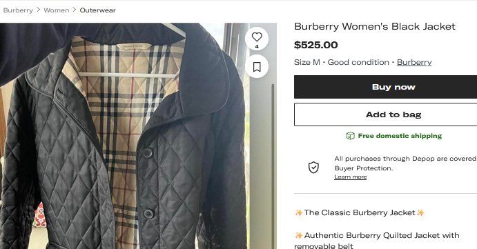 Burberry Giacche: Burberry Jacke / veste .M – Usato da Collonges venduto da arashee 8