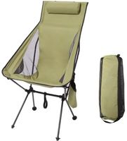 Faltstuhl Aluminium mit Kissen & Becherhalter Campingstuhl