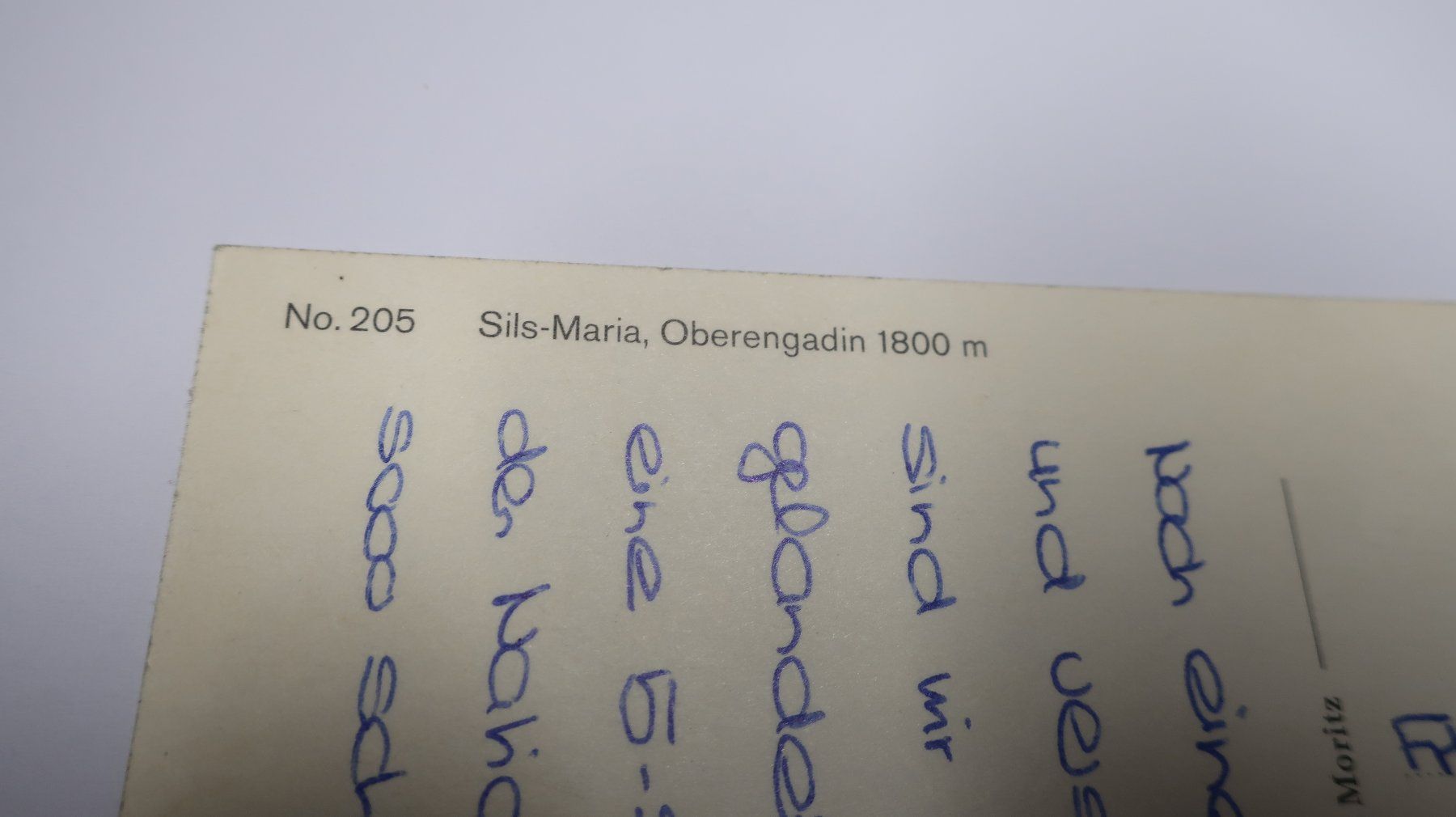 Ansichtskarten: Sils-Maria Oberengadin – Gebraucht aus Cormoret von Pascalll2001 4