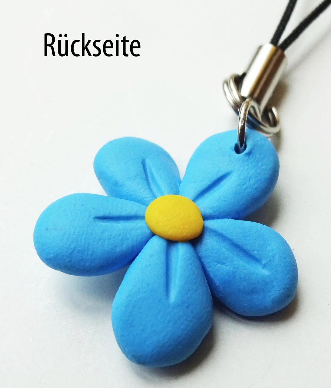 Ciondoli: Anhänger mit einer blauen Blume – Usato da St.Gallen venduto da Paddington11 5