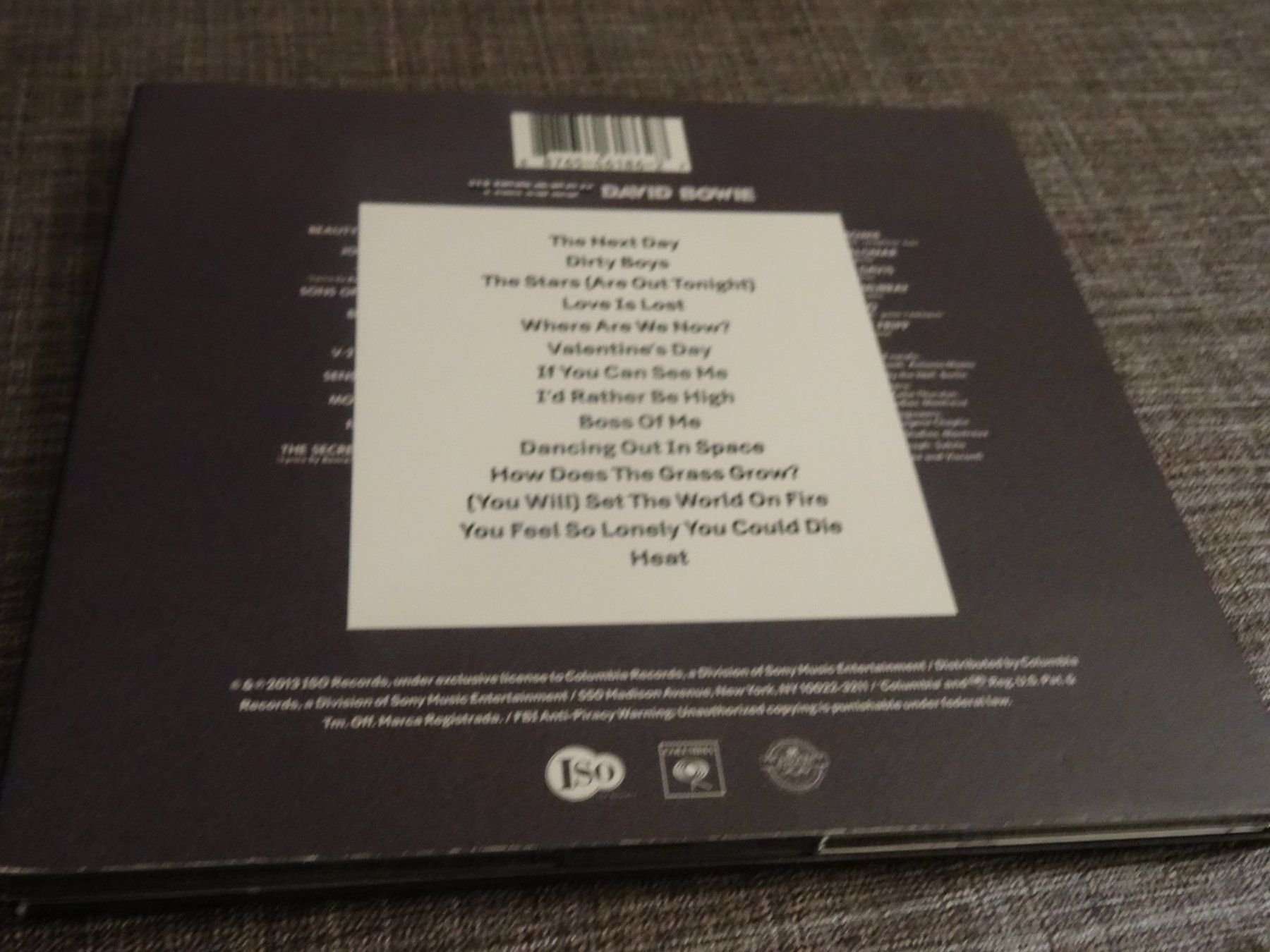 CD: David Bowie - The Next Day - CD – Usato da Olten venduto da Disc-Ausverkauf 1