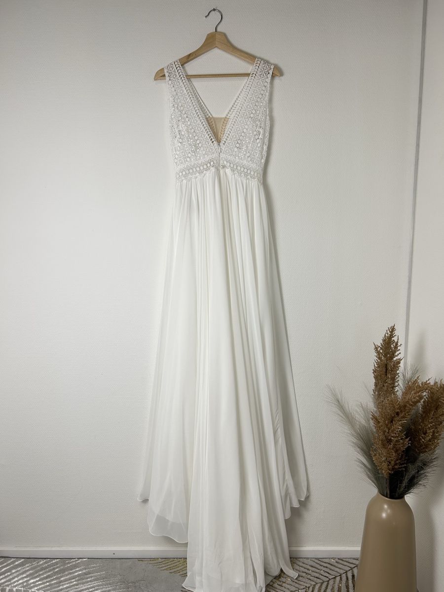 Vestiti: Brautkleider / Hochzeitskleid, Grösse 38 – Usato da Brunnen venduto da BrautkleiderSale 3