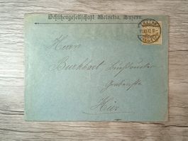 TR48 Enveloppe + Timbre Suisse 1902