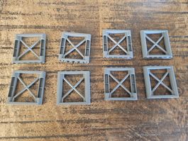 lego 64448 lot de 8 pièces Dark Bluish Gray Support