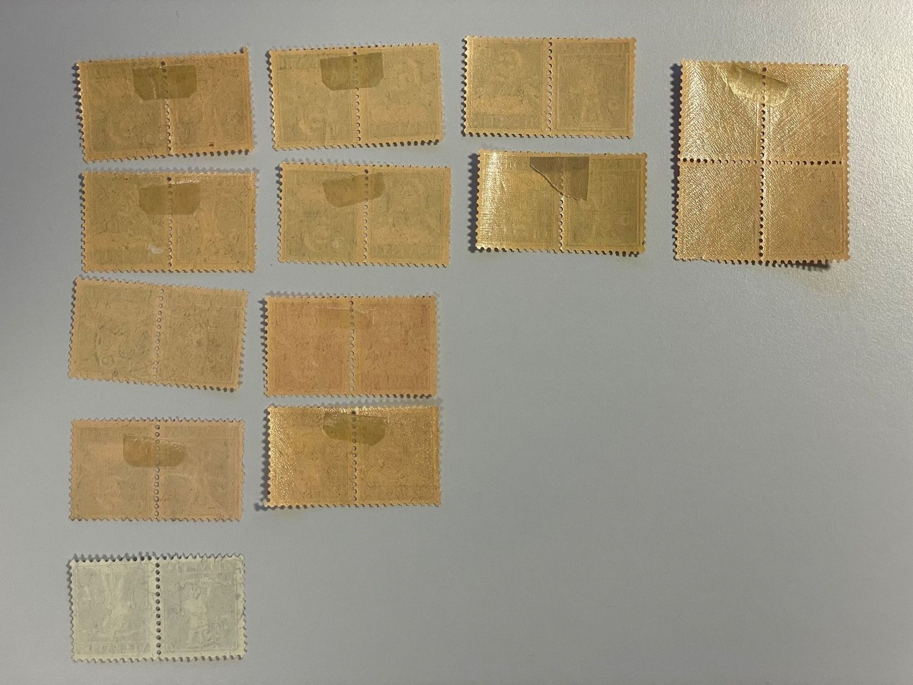 Alle Briefmarken: Kehrdruck Lot, ungebraucht + gestempelt – Gebraucht aus Küssnacht am Rigi von POSTOMASTER 1