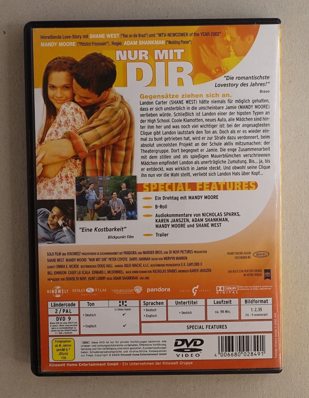 Alle DVDs: Nur mit Dir – Gebraucht aus Sessa von fraenklishop 1