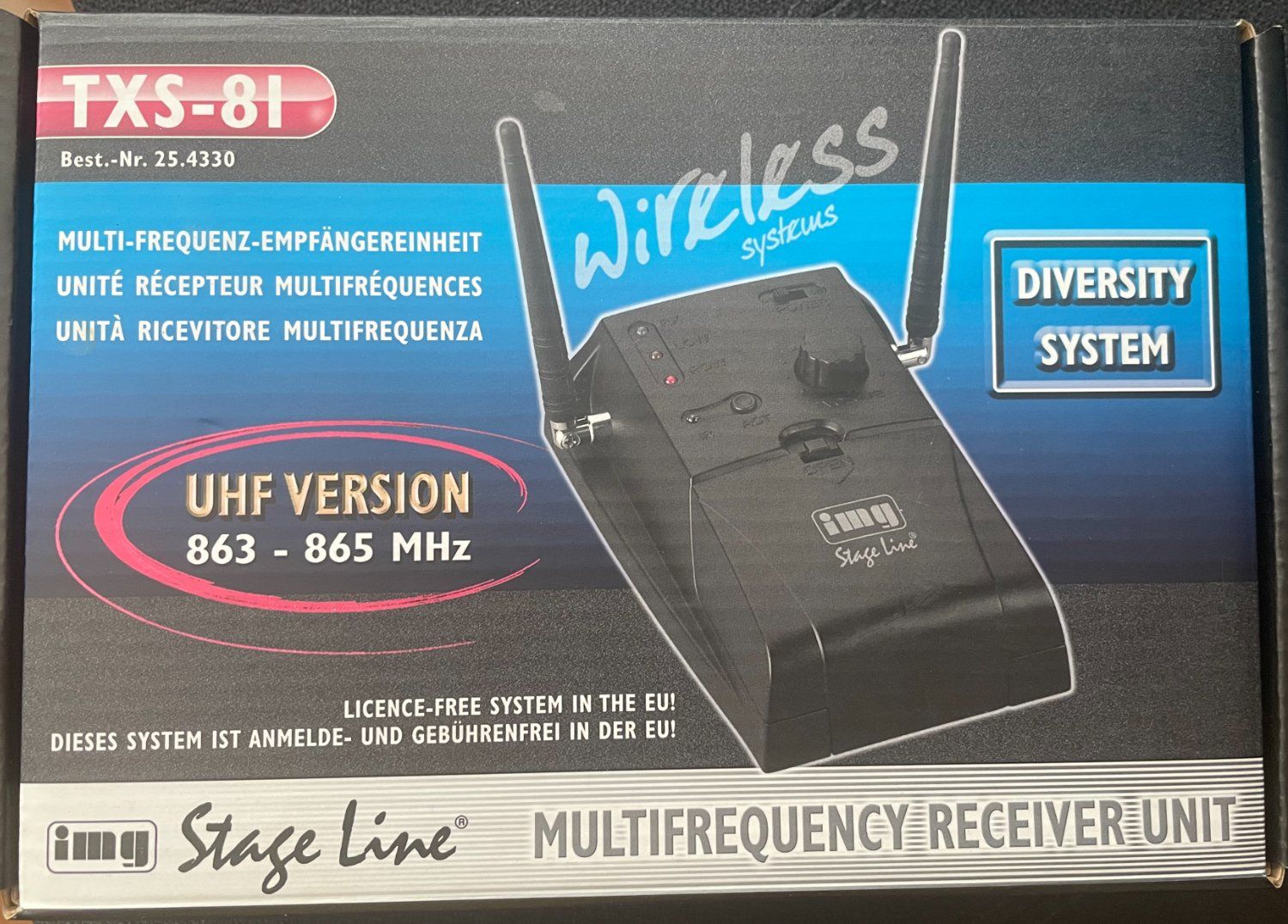 Musikinstrumente: IMG StageLine TXS-81 Sender ab CHF 1.- – Gebraucht aus Wangen b. Olten von saintfiction 1