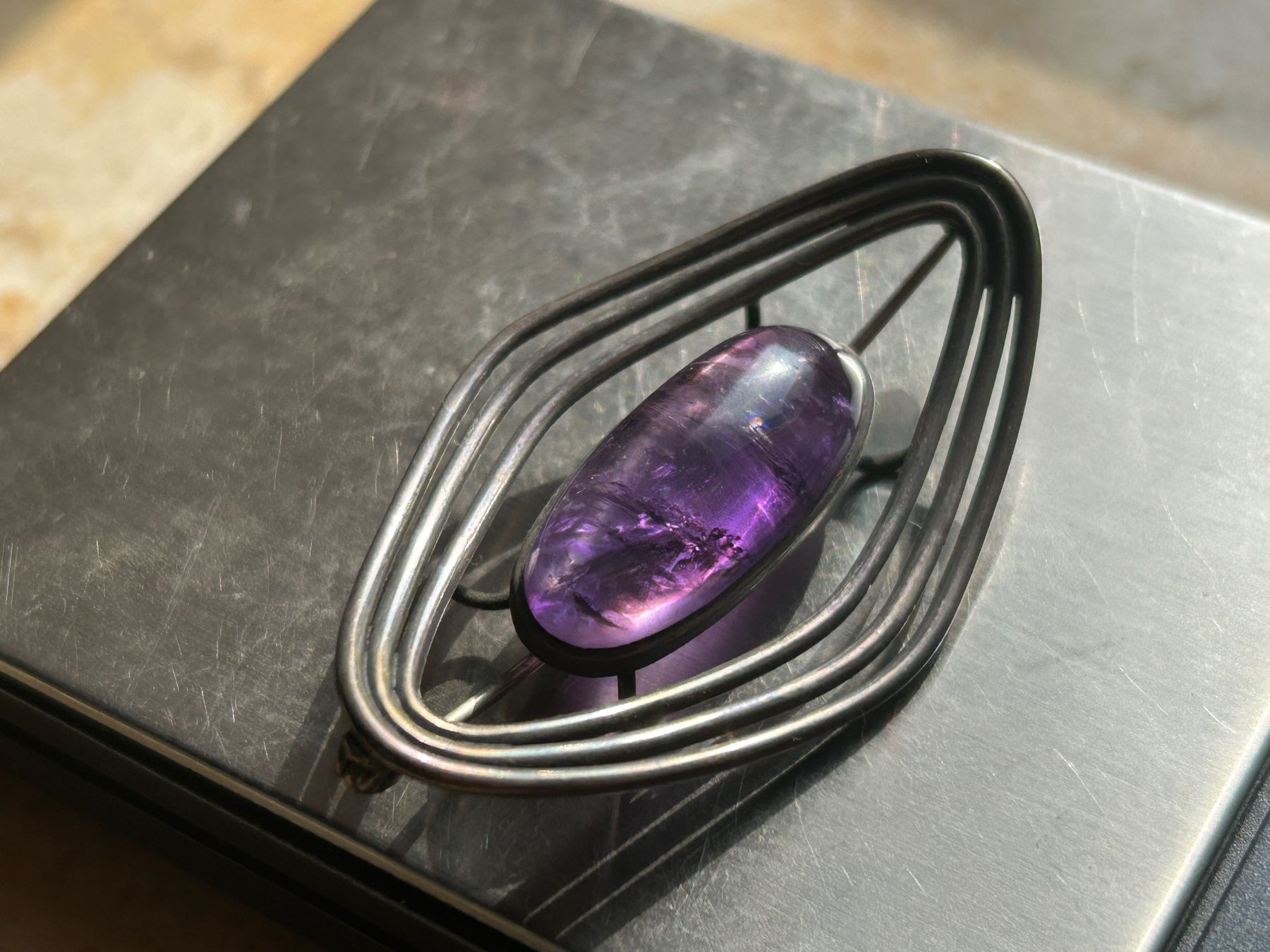 Broches & Aiguilles: Brosche Amethyst – D'occasion à Laufen par Bellebellezza 7