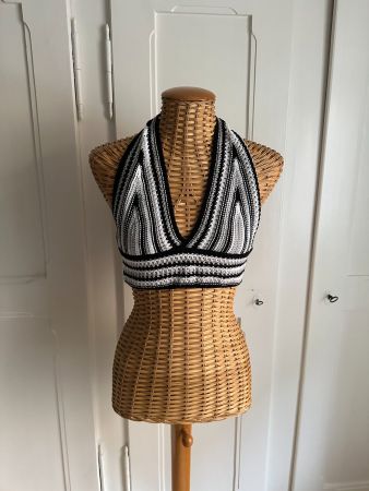 Cropped Neckholder Stricktop XS