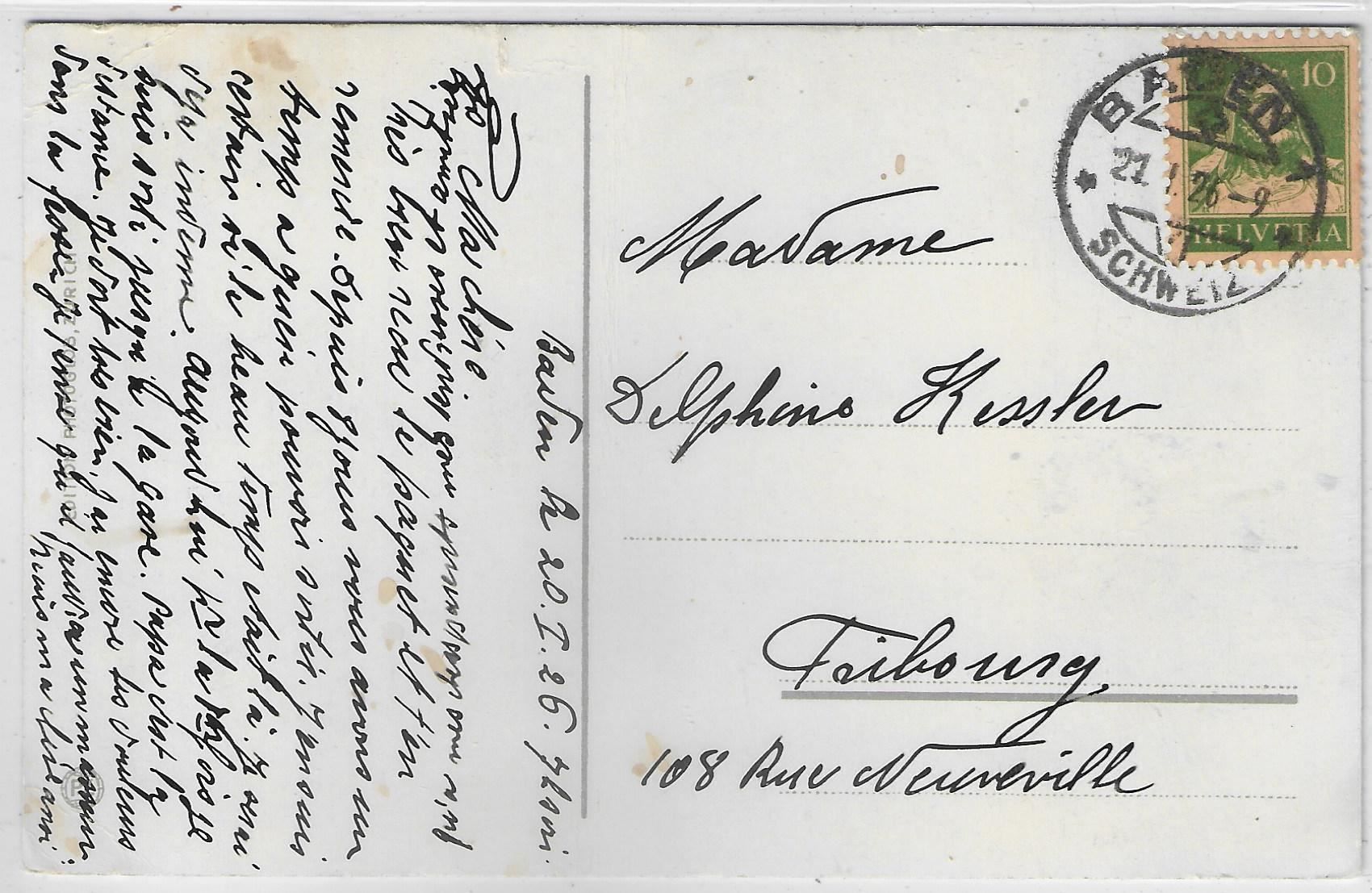 Cartoline postali: Schloss Schartenfels - Litho – Usato da Ettingen venduto da Kartenplanet 1