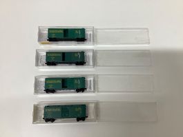Micro-Trans Güterwagen Susquehanna N-Spur leicht Bespielt