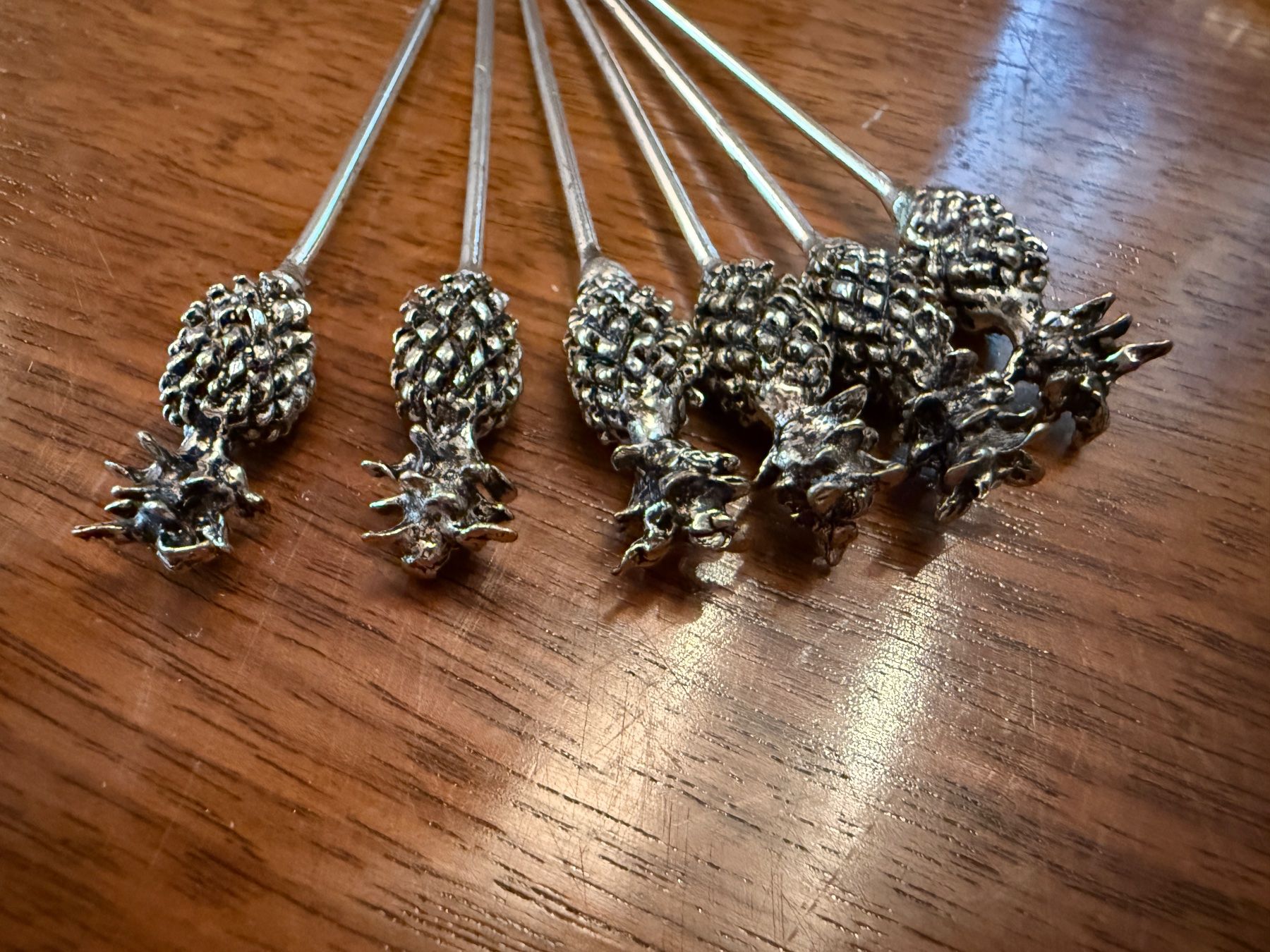Set di posate: Ananas-Spiessli Set mit Halter – Usato da Erstfeld venduto da Uhu1980 3