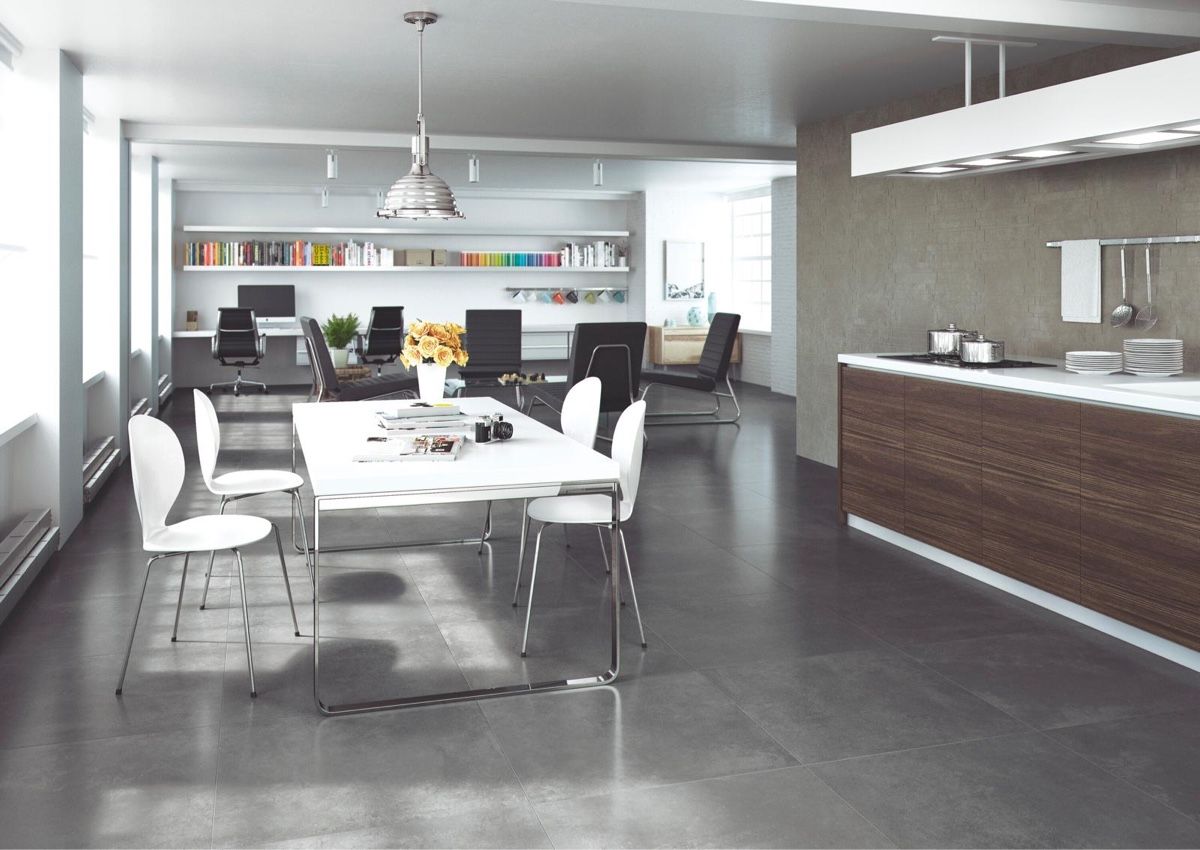 Rivestimenti per pavimenti: Feinsteinzeug Platten Anthrazit – Nuovo e nell'imballaggio originale da Wolfwil venduto da stp_y72m 2