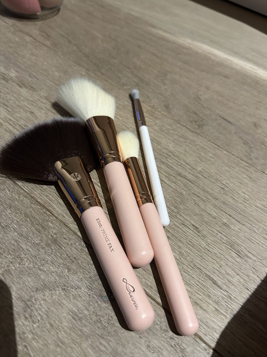 Make-up: Make-up Pinsel Set inkl. Tasche & Schwämmchen – Nuovo (secondo la descrizione) da Trin venduto da lovelybubble 1