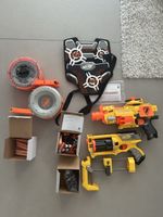 Nerf Waffen Set mit Zubehör gebraucht