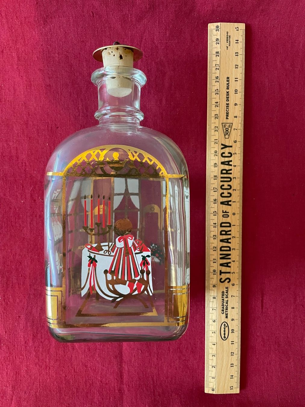 Holmegaard Bottiglie: Holmegaard Danemark - Belle bouteille de Noël – Usato da Cologny venduto da VintageFlamingo 4