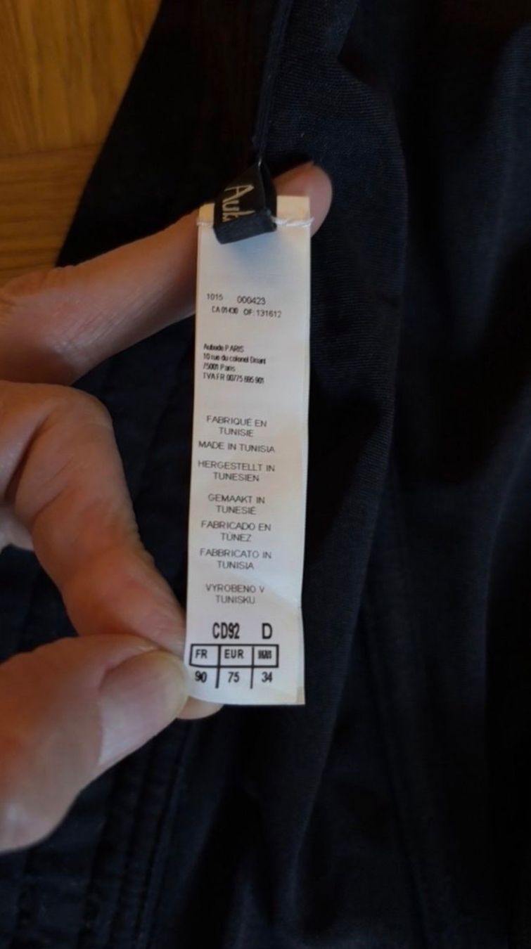 Aubade Altra biancheria intima: AUBADE Corsage Schwarz, Grösse EUR 75 D – Usato da Zürich venduto da lydia_l 8