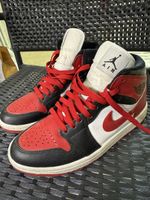 Air Jordan 1 Mid Size EU 38 red black  and white