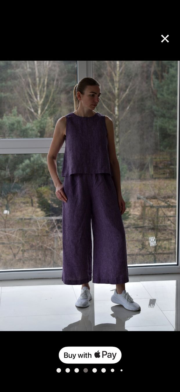 Kleiderpakete: NEU - 100% Leinen Ensembe - Violett – Neu und originalverpackt aus La Conversion von angel-gini 9