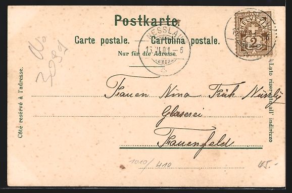 Cartoline postali: Neu St. Johann, Ehemaliges Benediktiner  – Usato da Berlin venduto da bartko-reher 1