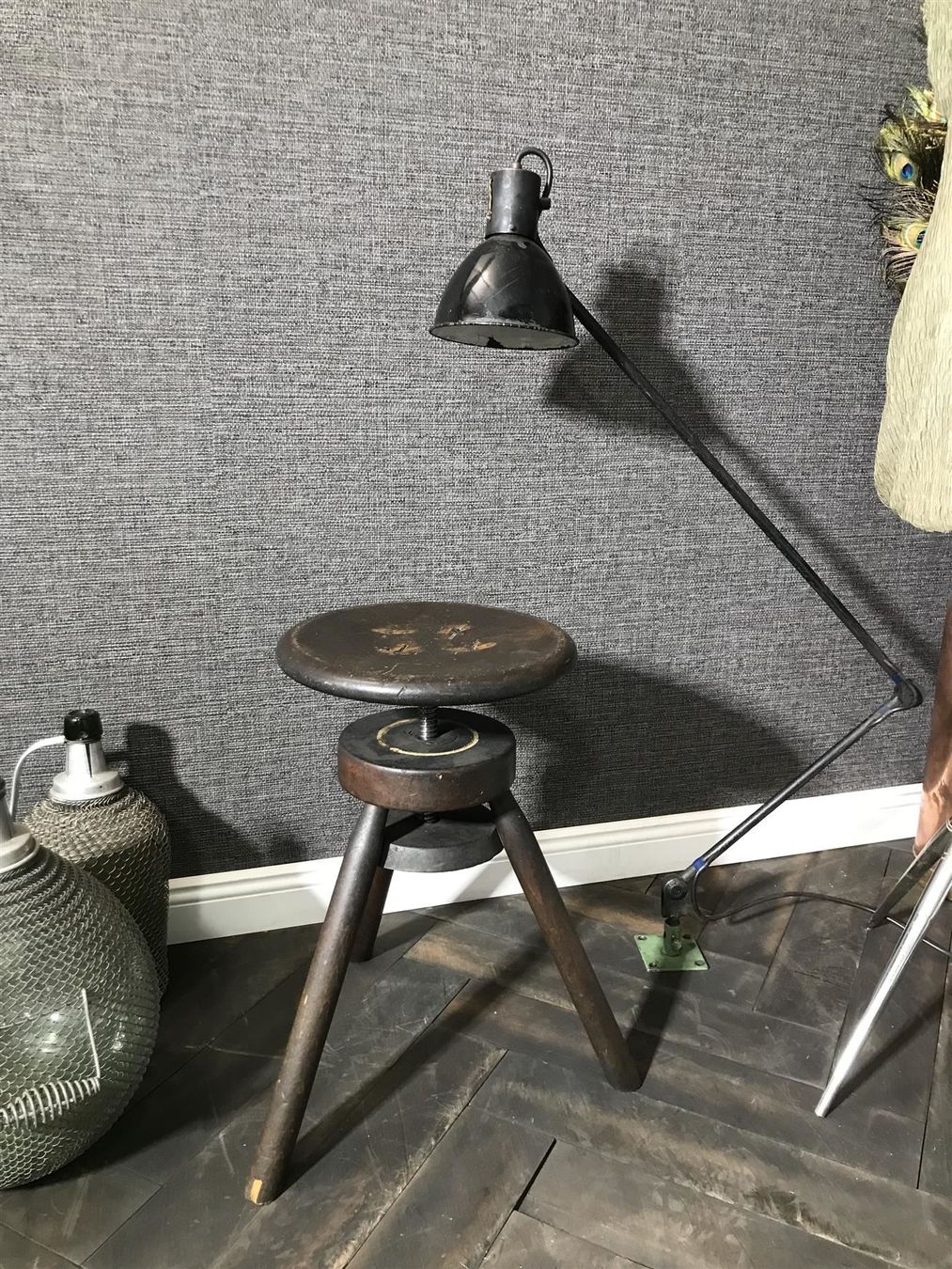 Sgabelli: Industrial Hocker DEKO  aus Werkstatt – Usato da Laufenburg venduto da industrial-silence