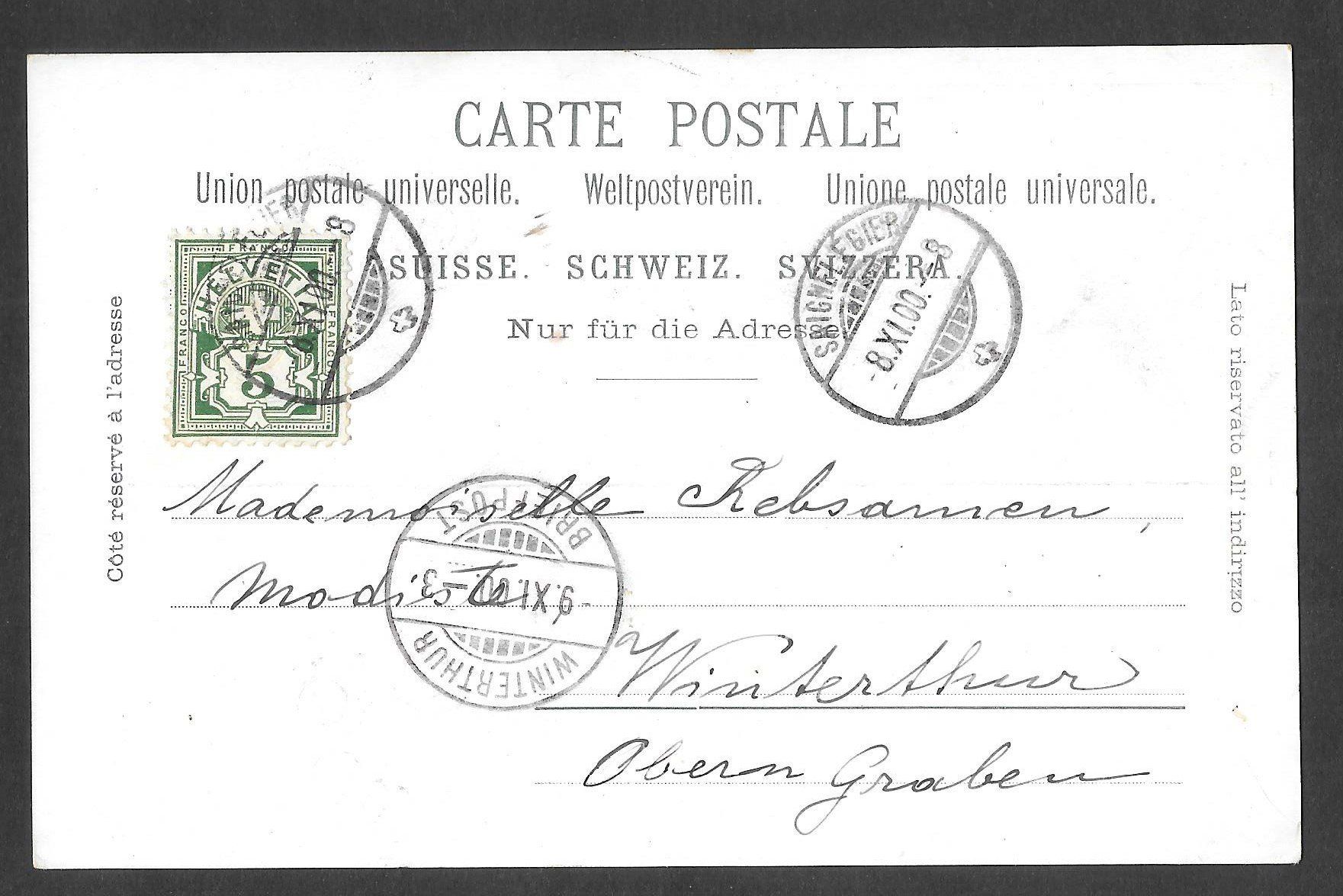 Cartoline postali: Saignelégier zwei Bilder – Usato da Olten venduto da clotaldi 1