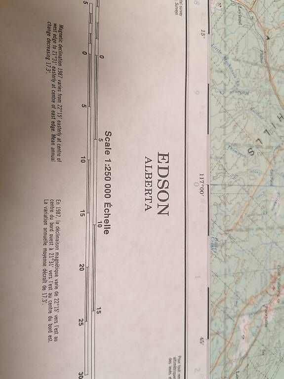 Cartine & Atlanti: Landkarte Alberta Kanada – Usato da Lenzburg venduto da elv_skx9