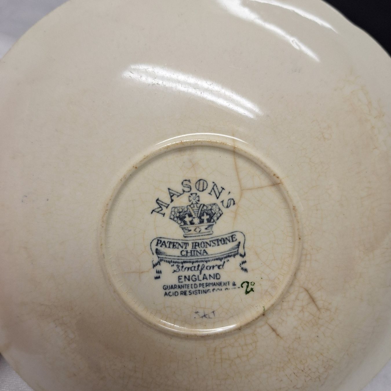 Piatti: Versand möglich. Mason's Patent Ironstone, Strathmore Teller – Usato da Winterthur venduto da Goldpipau 1