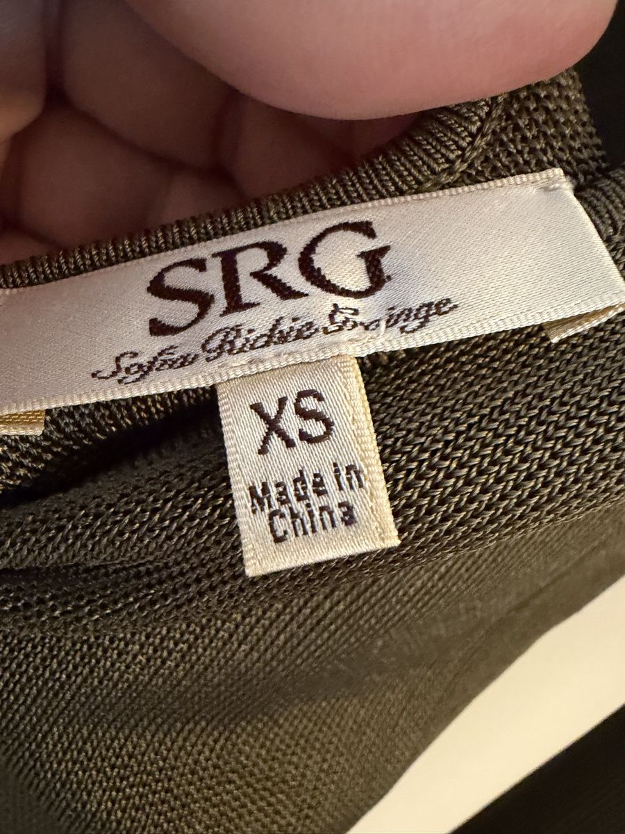 Vestiti: Abito senza maniche SRG Sofia Richie Ginge XS verde – Usato da Lugano venduto da can_xdd8 8