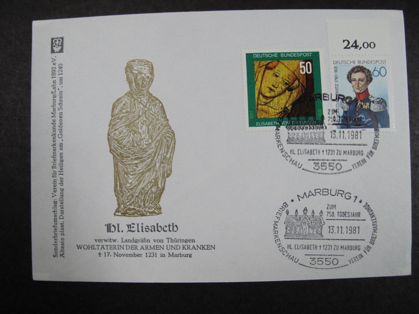 Buste & buste per spedizione: BRD 1981 Marburg Markenschau FDC – Usato da Wil SG venduto da fva01