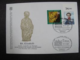 BRD 1981 Marburg Markenschau FDC