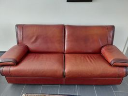 Leder-Couch