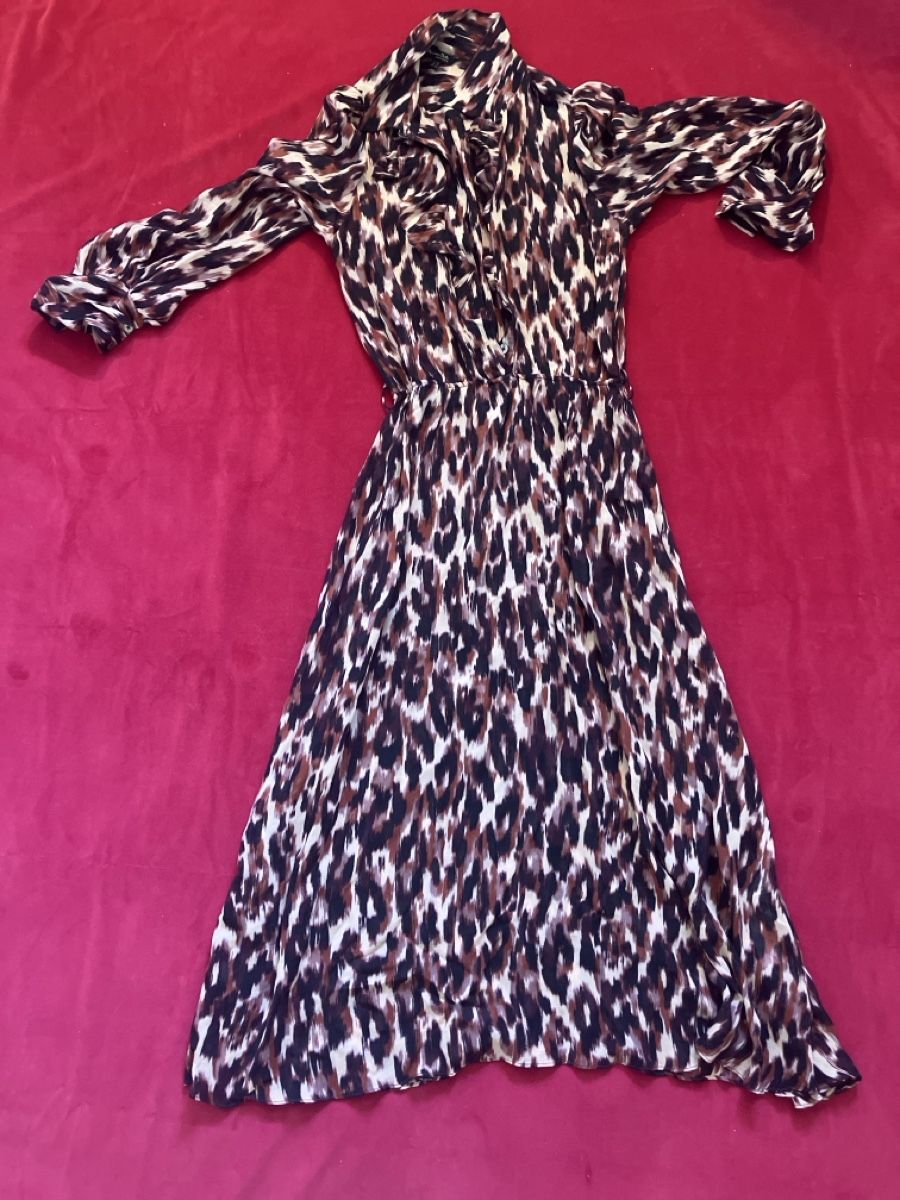 Vestiti: Massimo Dutti Kleid, Gr. 34, Leoprint, Herbstchic! – Usato da Muralto venduto da jac_hkz5