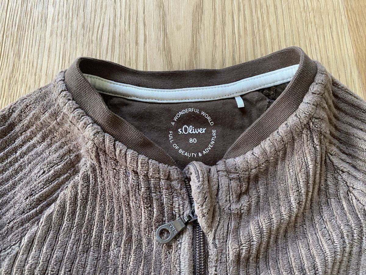 S.Oliver Giacche & Cappotti: S.Oliver Cord Jacke, Grösse 80 – Usato da Neerach venduto da Sixtine 1