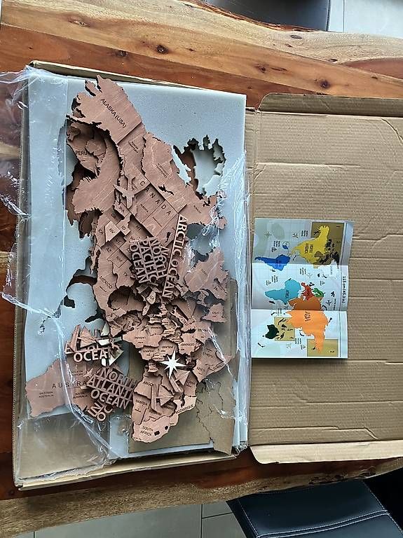 Tutte le decorazioni: Mappamondo da parete  – Usato da Cugnasco venduto da Nicola07 3