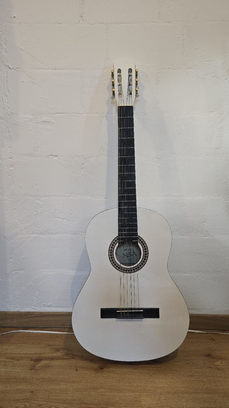 Strumenti musicali: Schöne weisse Gitarre CK150 MSA – Usato da Buchberg venduto da MaddieF